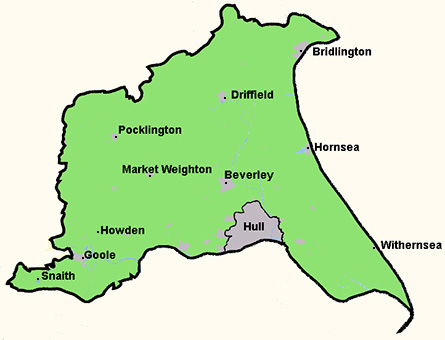 East Riding Map