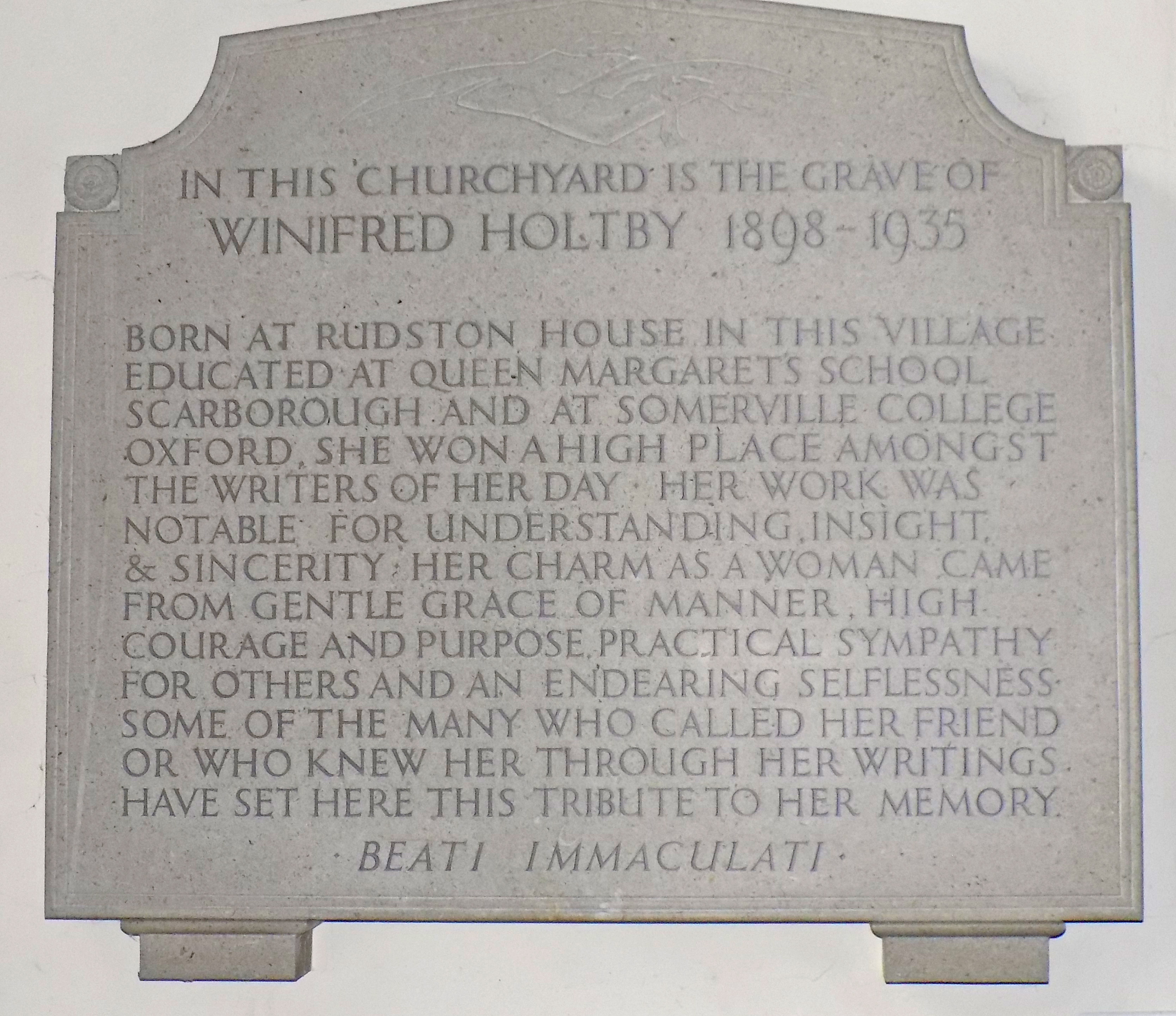 Church Plaque